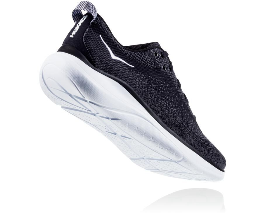 Tenis Hoka One One Hombre Negros/Blancos - Hupana Flow - LBZU16872